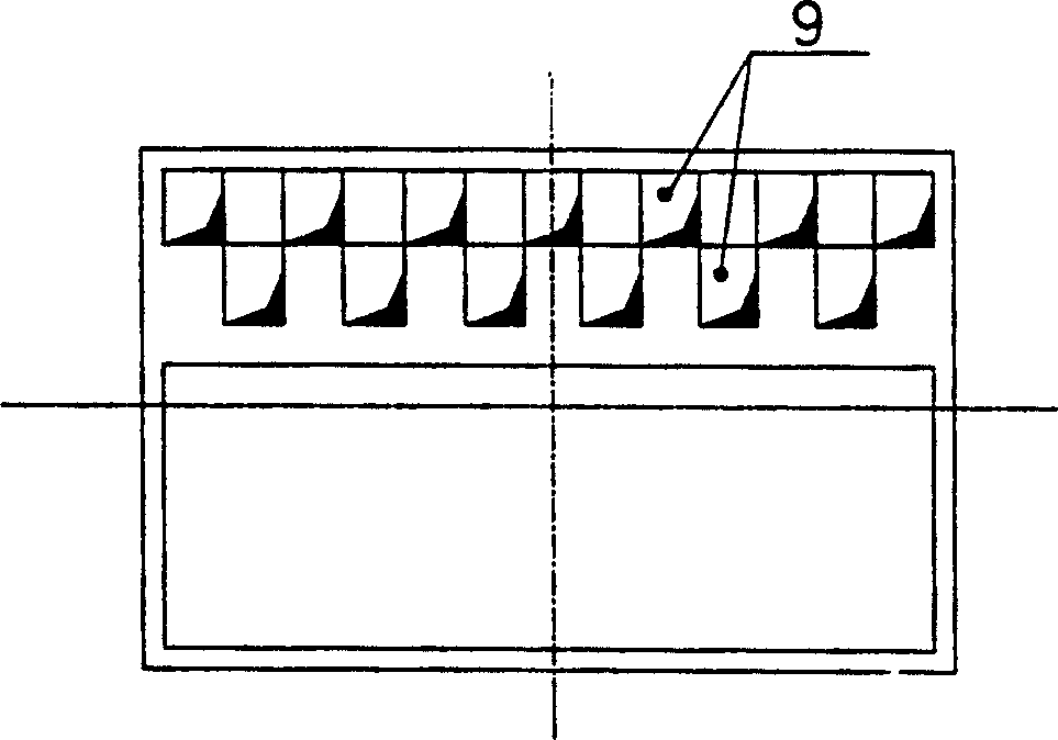 Enriched multiple straight-through powder coal burners