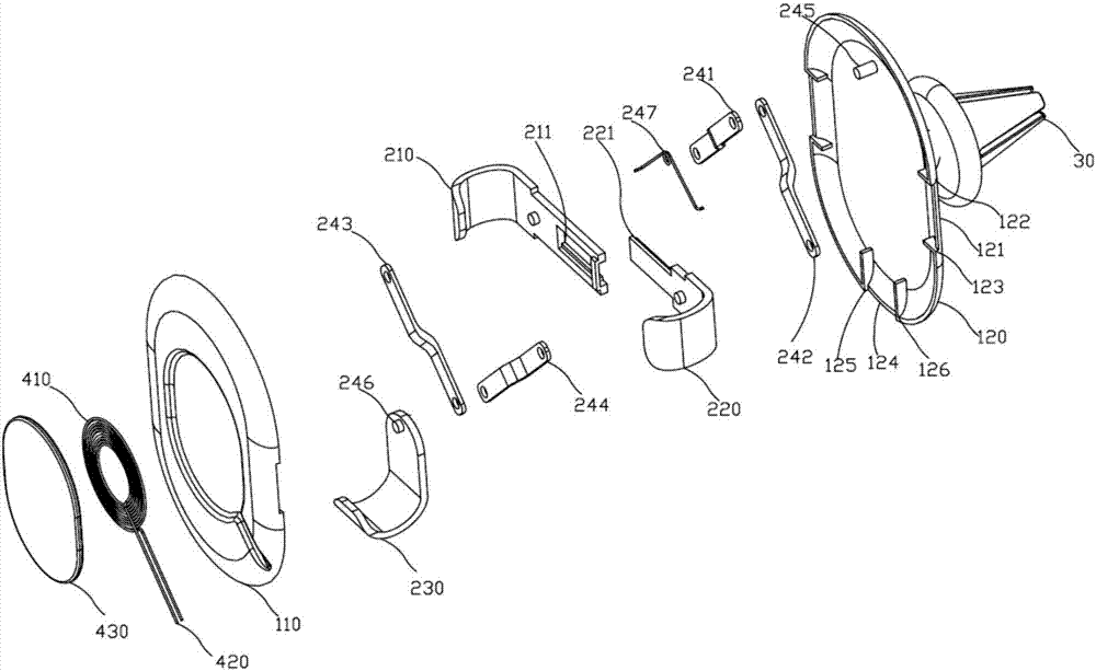 Vehicle mobile phone support