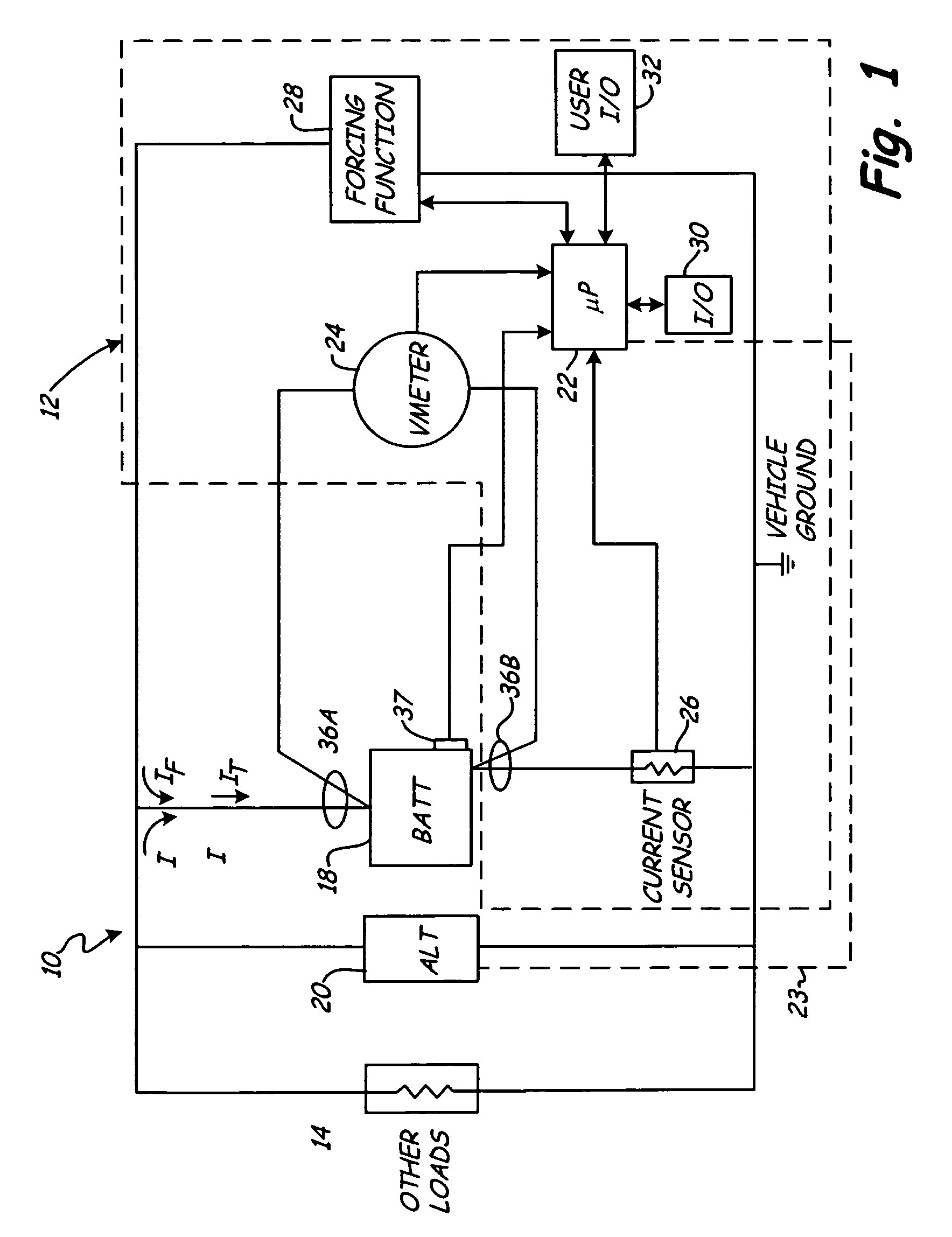 Automotive vehicle electrical system diagnostic device