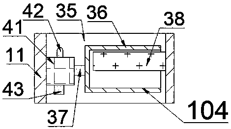 Classifying and screening device for building waste