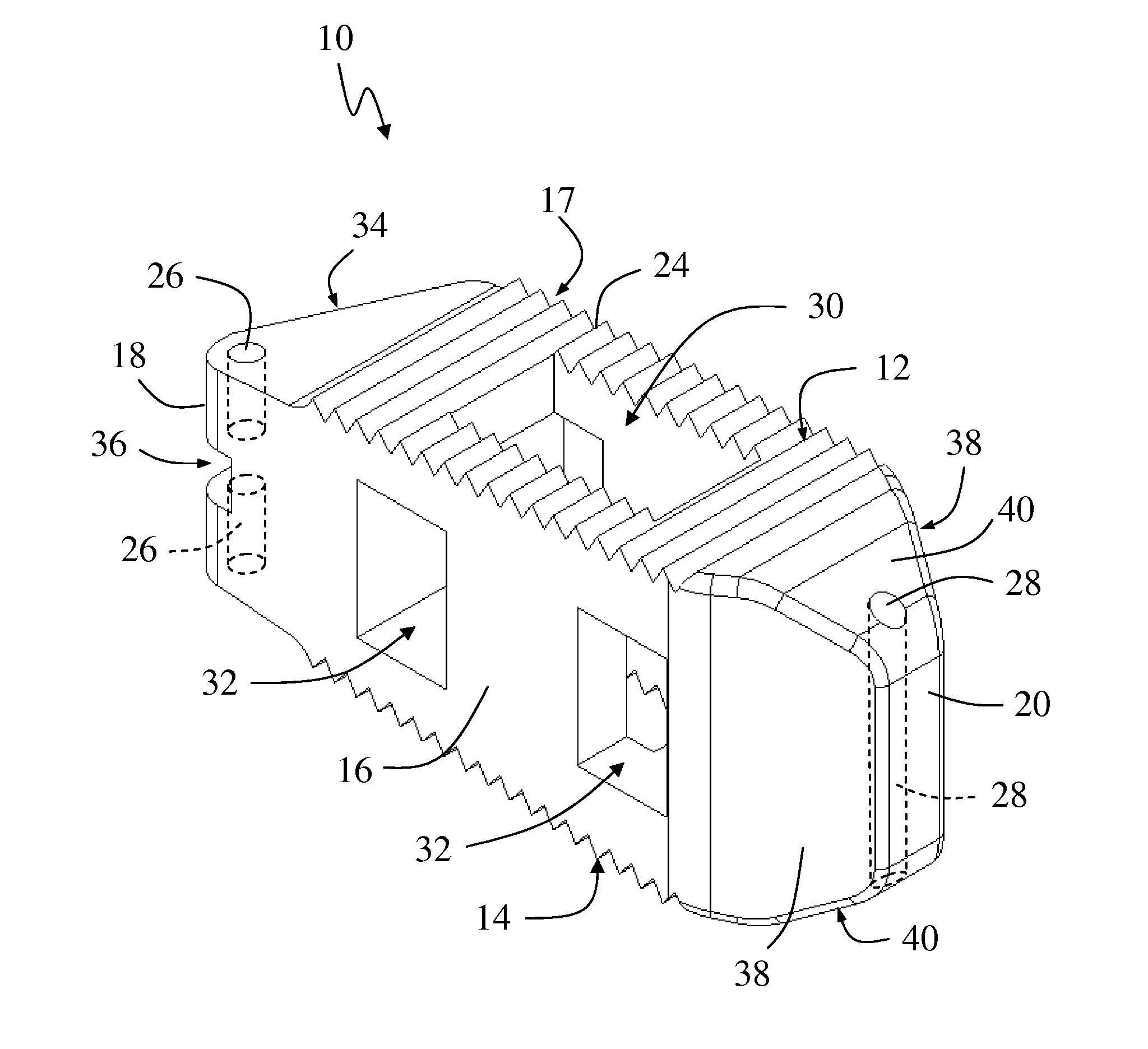 Spinal fusion implant and related methods