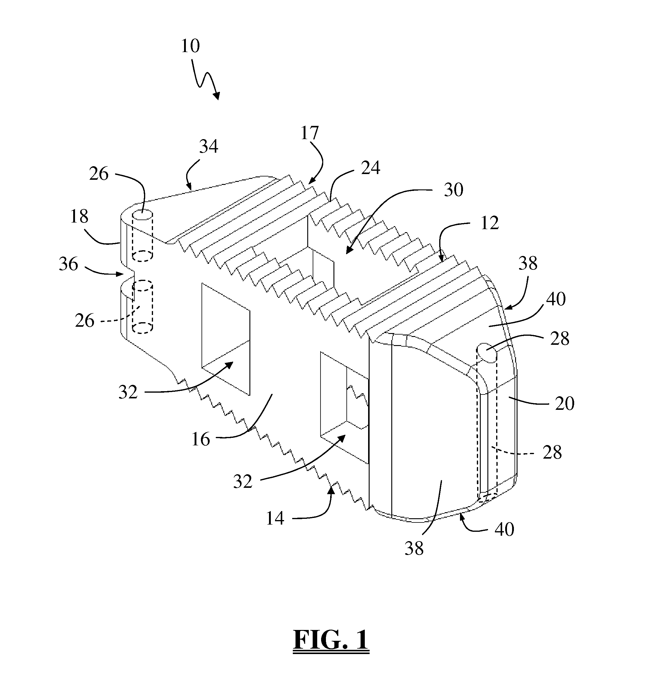 Spinal fusion implant and related methods