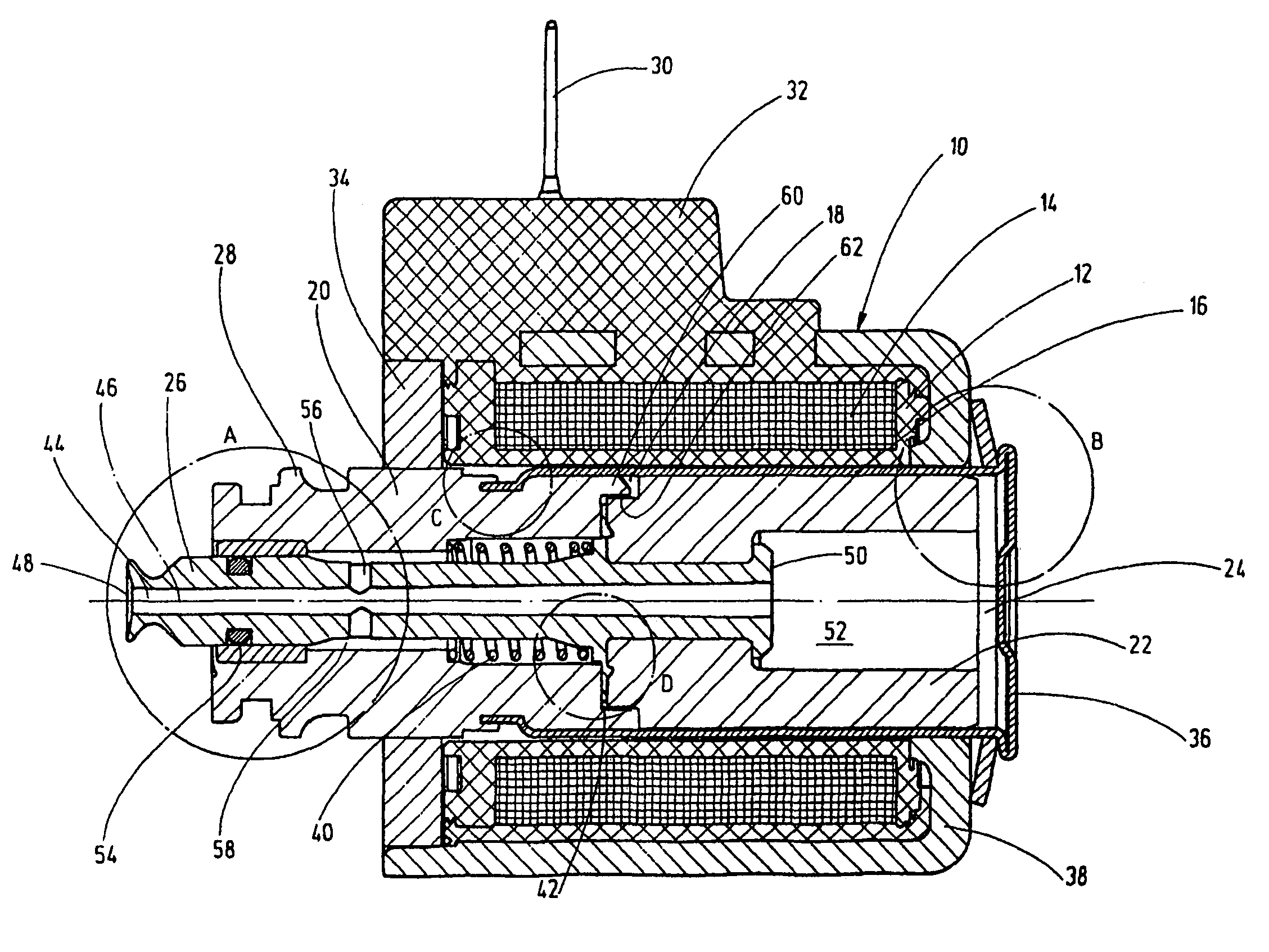 Actuating device