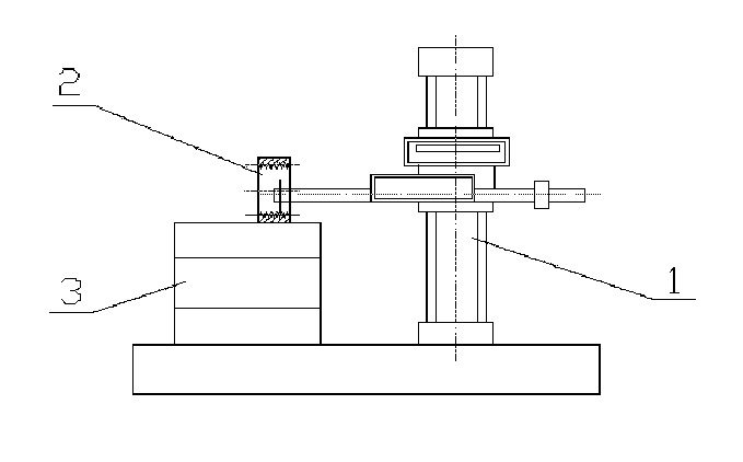 Three-dimensional fine-adjustment worktable for thread scanning meter