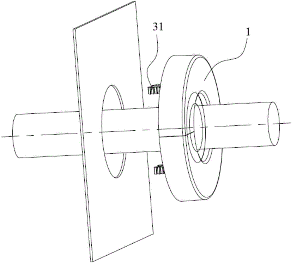 Metering distribution box hole blocking device