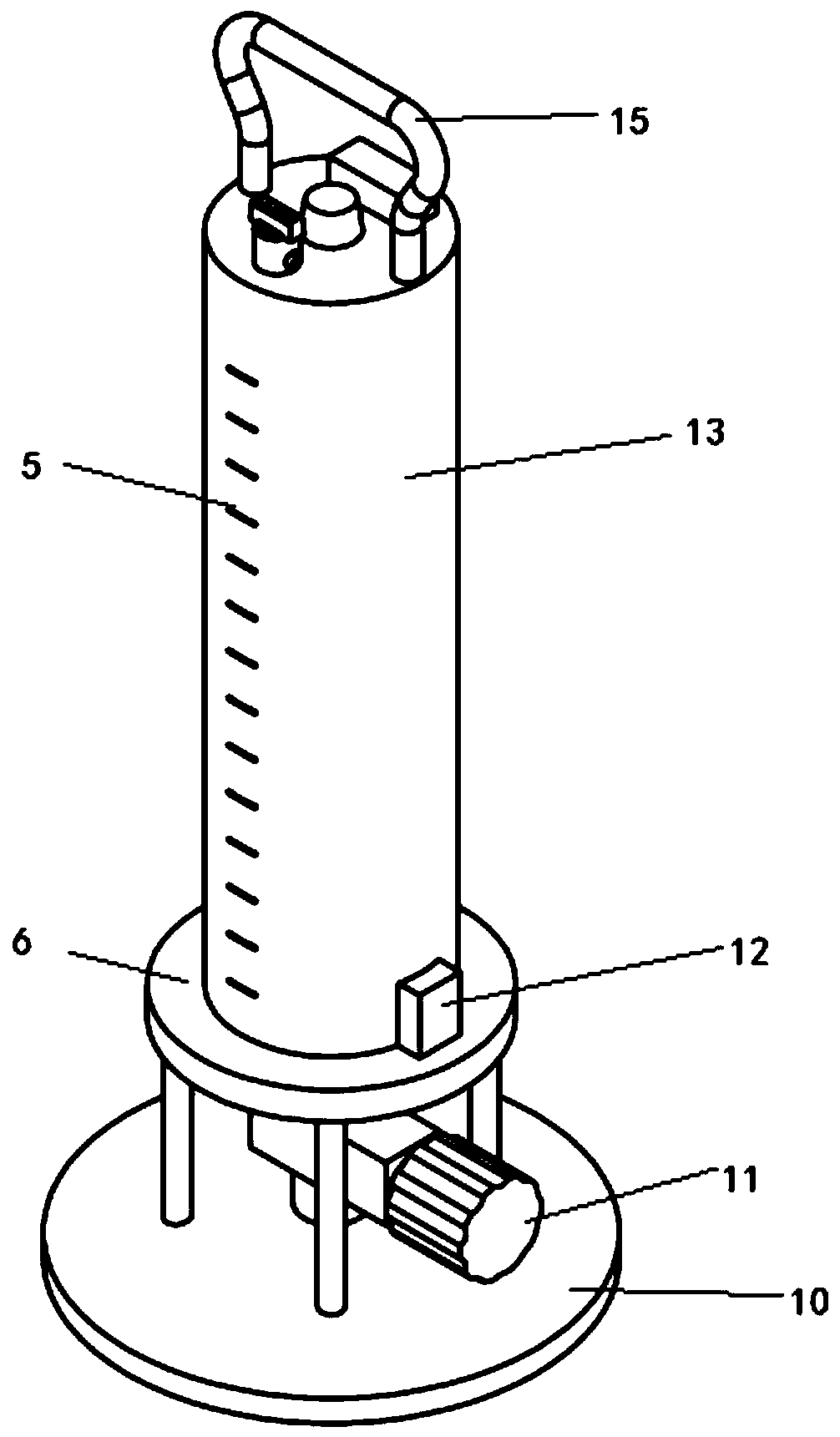 Portable simulated water seepage performance tester and using method thereof