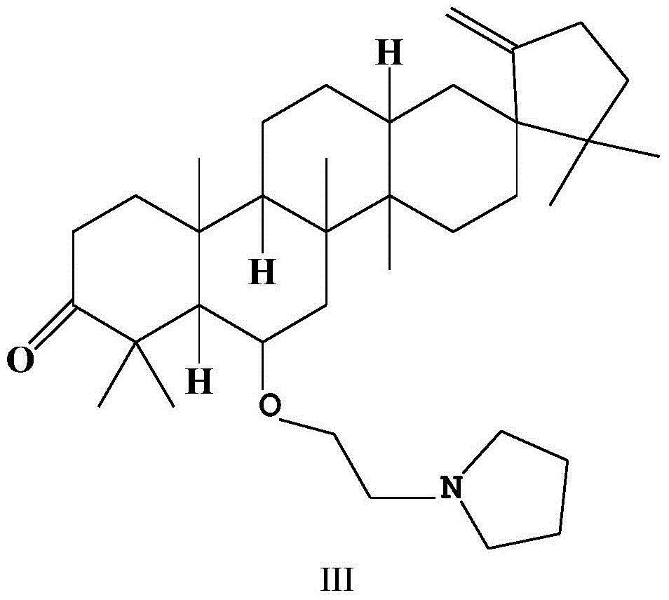 Application of o-(tetrahydropyrrolyl)ethyl derivatives of cleistanone cleistanone in the preparation of drugs for preventing and treating liver damage