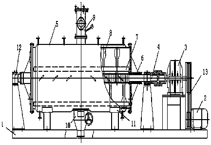 Powder grinding system with damper