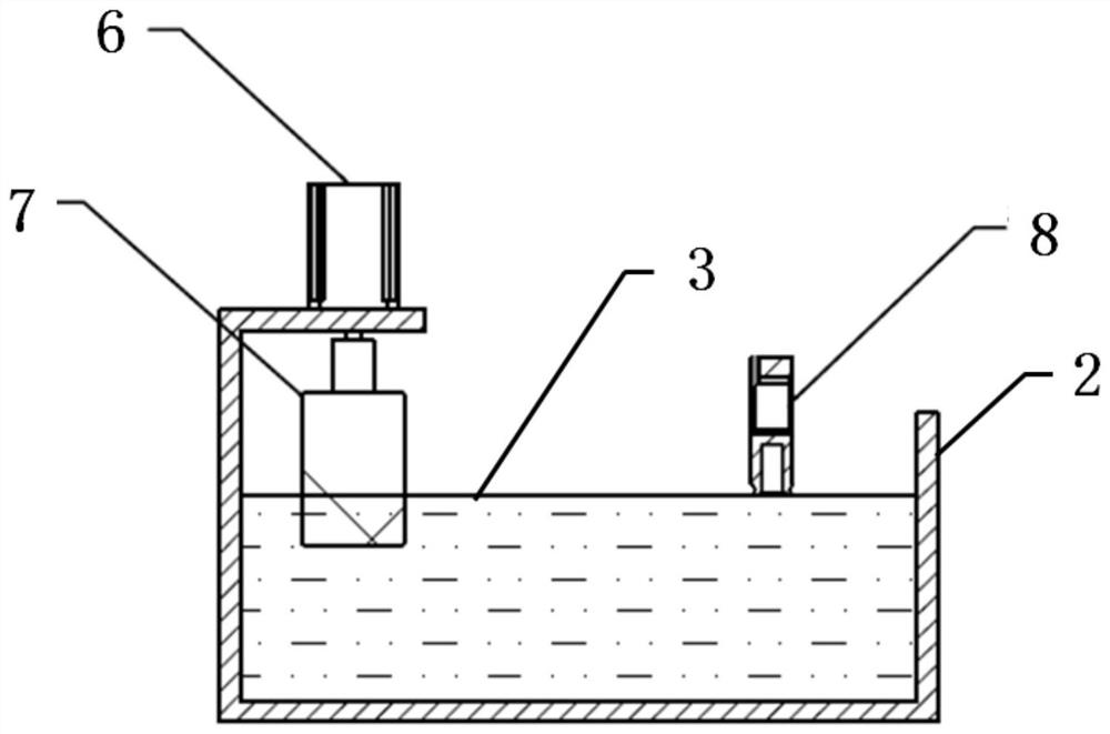 Light-cured resin liquid level control device and method