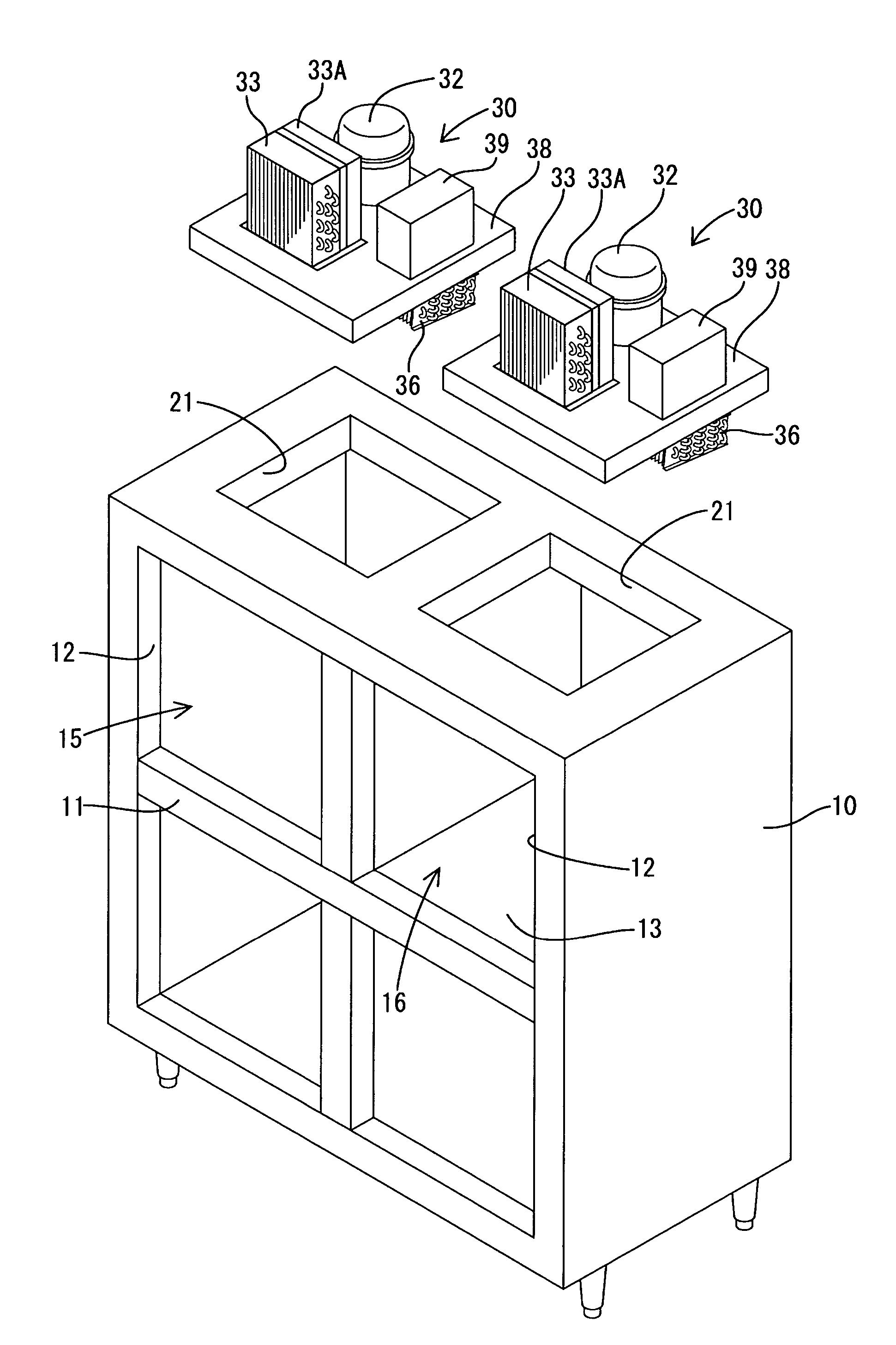 Method of manufacturing refrigerated repositories and sales management system for refrigerated storage