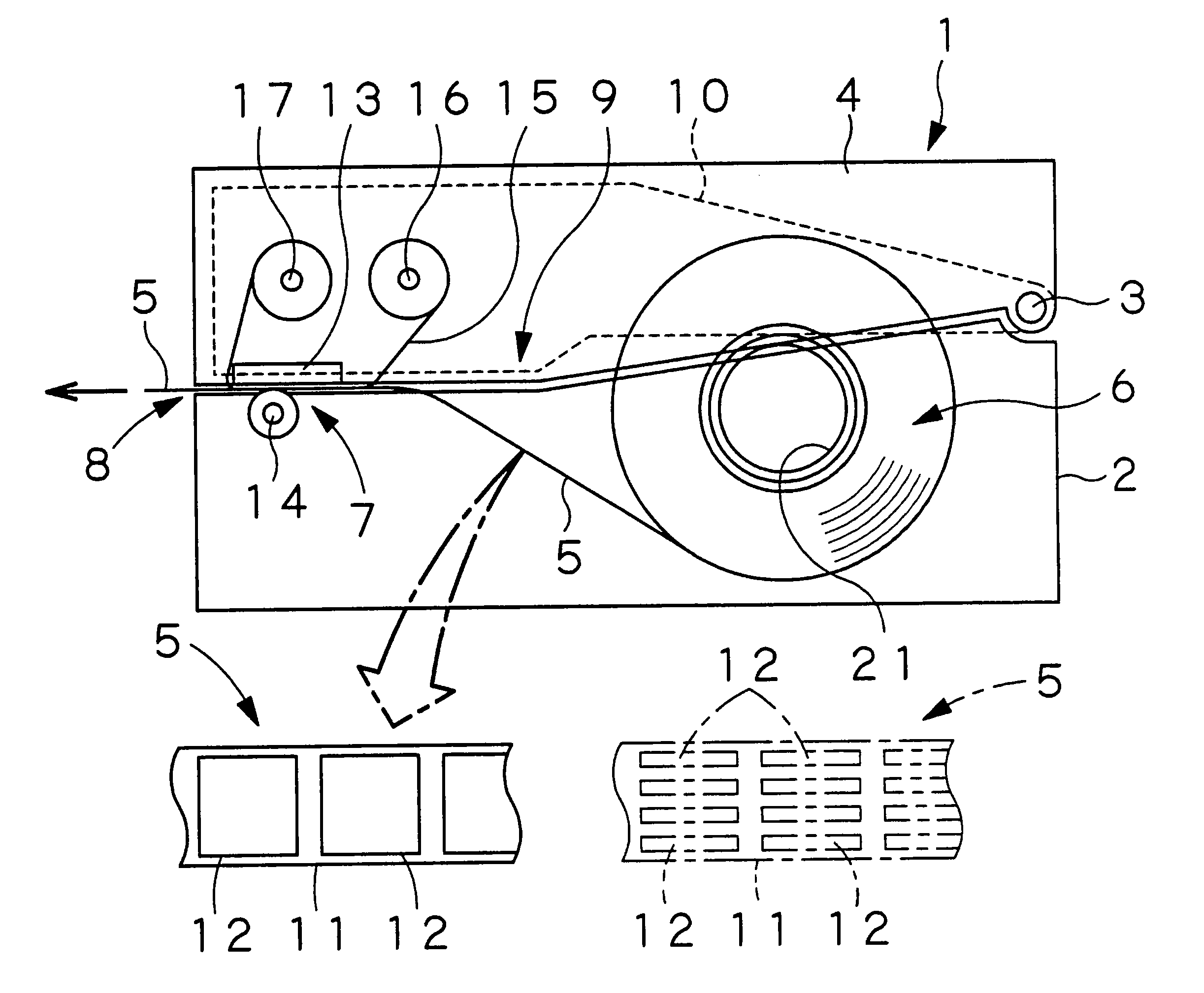 Print sheet supplying shaft device, supplying method of the print sheet and printer for the print sheet