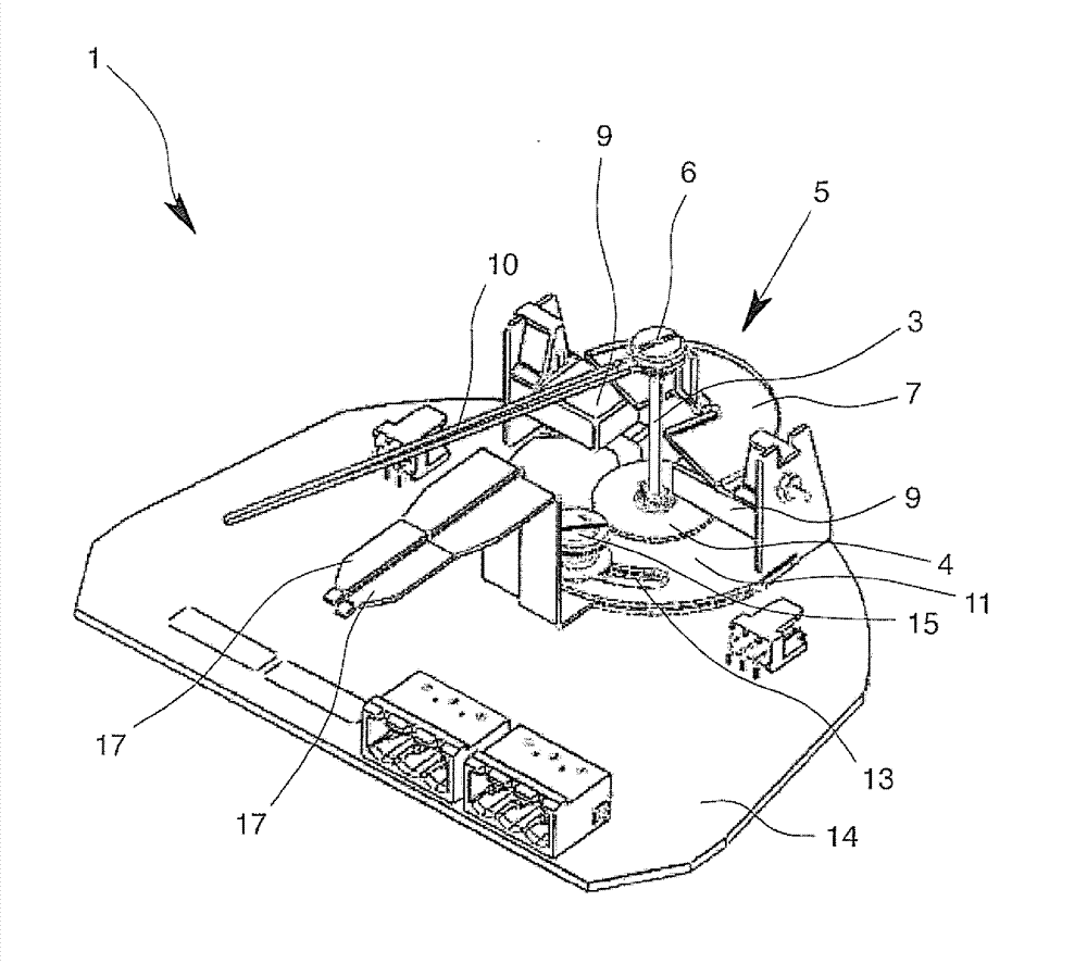 Suspension flow meter with limit value switch