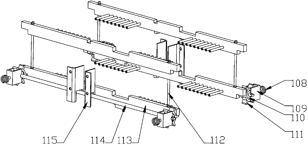 Small storage type double-layer stereo parking equipment with insertion-and-extraction type parking frame and control method