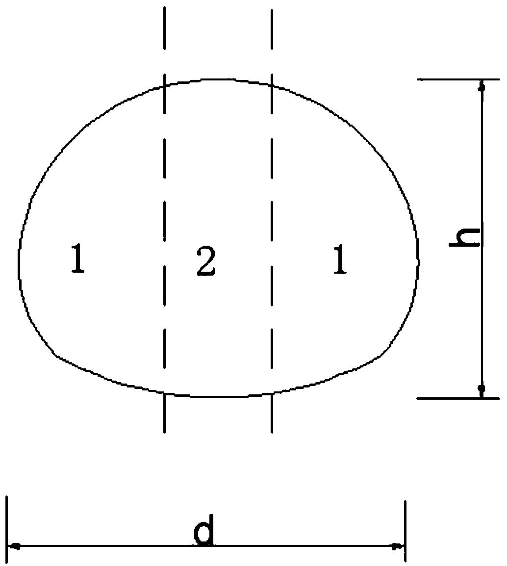 Construction method for large cross-section tunnel passing through longitudinal hard-soft-hard strata