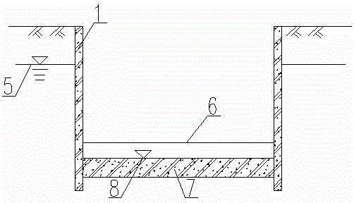 Novel totally-closed water stopping system for water-rich stratum foundation pit and construction method of novel totally-closed water stopping system