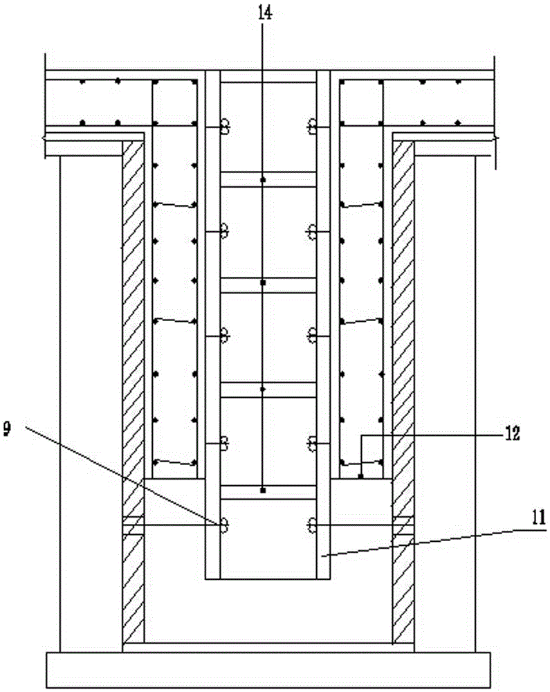 Construction method of deep elevator shaft or water collection well