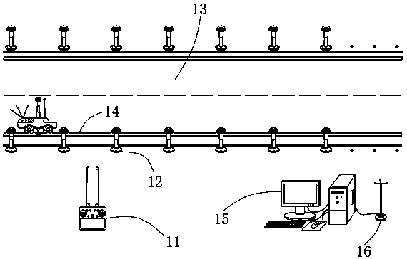 Airport runway lamplight detection system