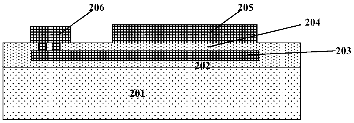 Inner matching capacitance and manufacturing method of rfldmos device