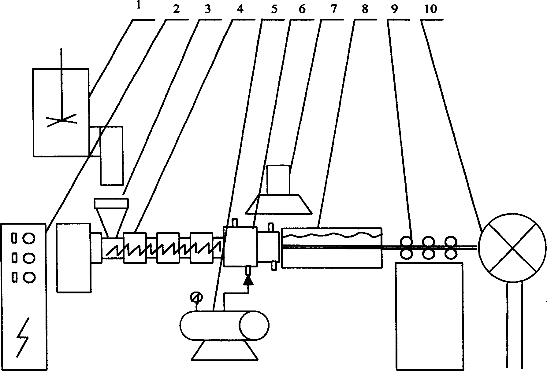 Microgravity infiltrating irrigation tube, its preparation process and application in greenhouse