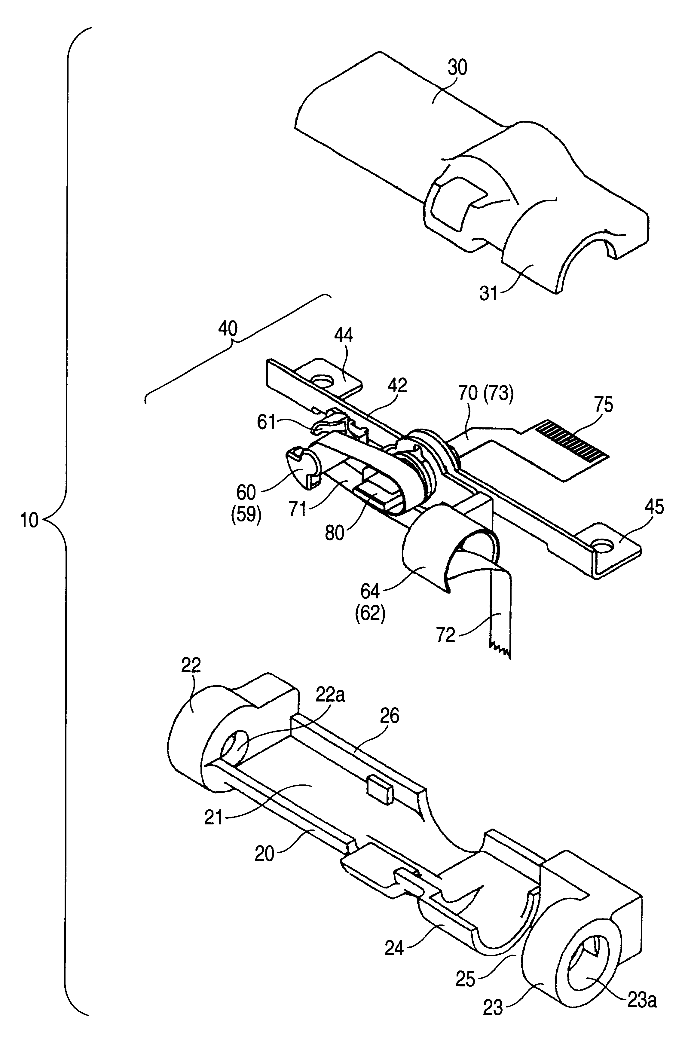 Rotary structure for relaying signals