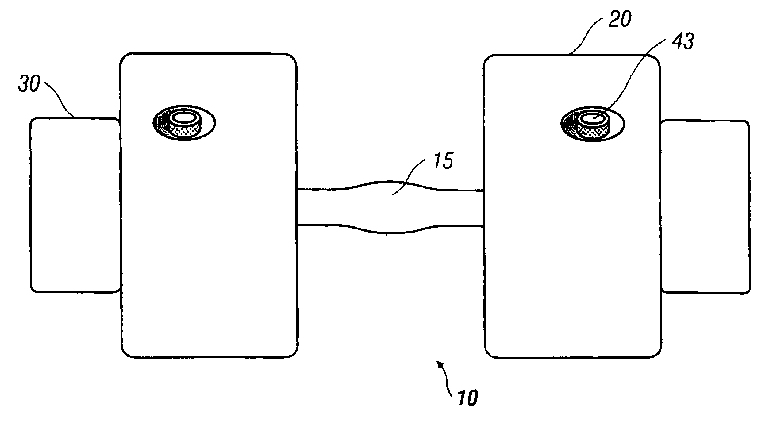 Modified dumbbell with attachable insert assembly