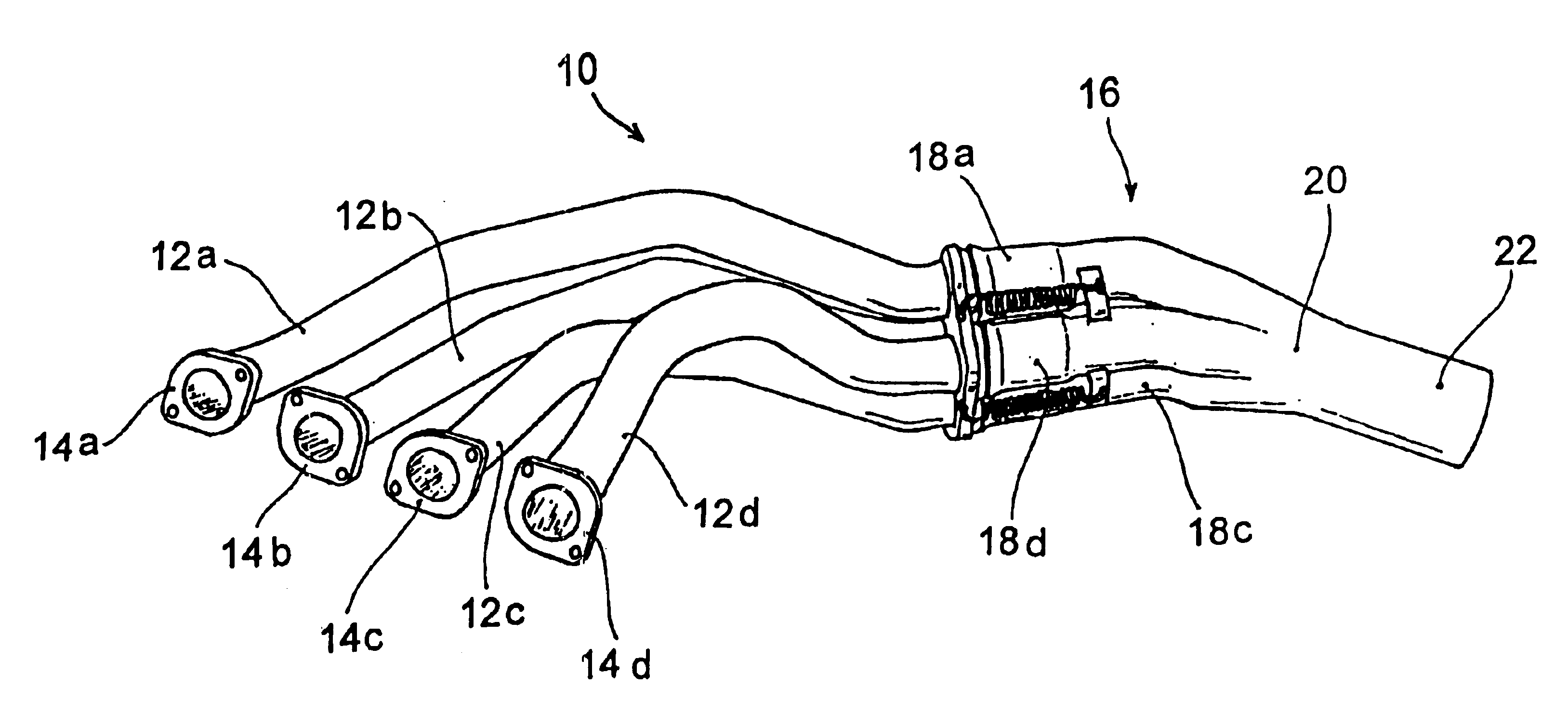 Exhaust unit for engines particularly for high-performance vehicles