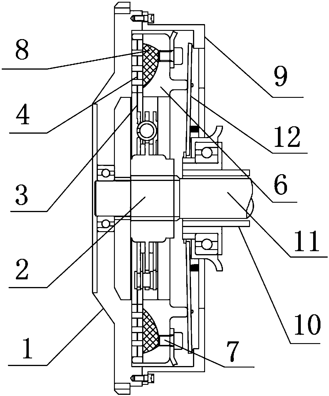 Clutch capable of improving cooling efficiency