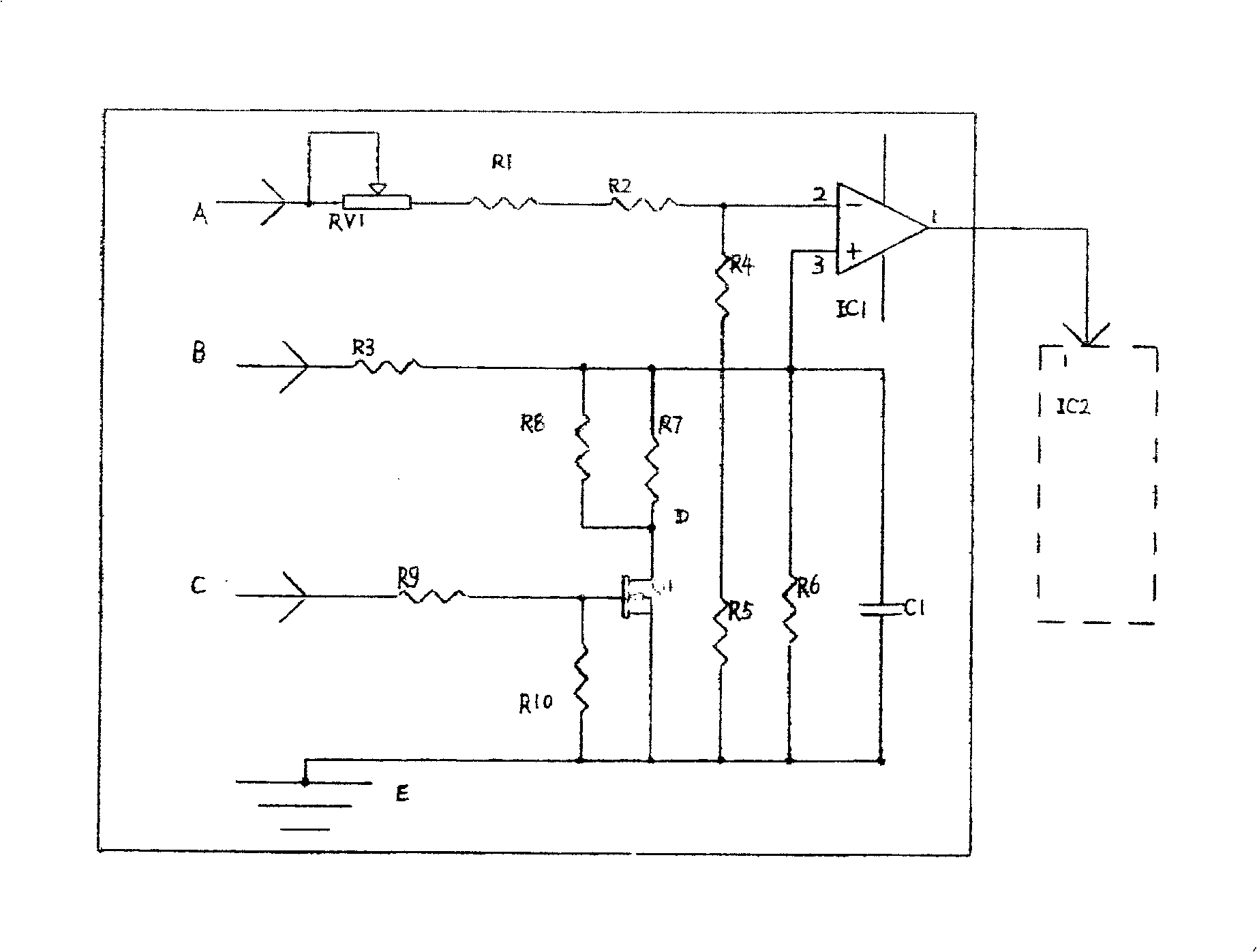 Power supply input controller of ultrasonic Doppler switch