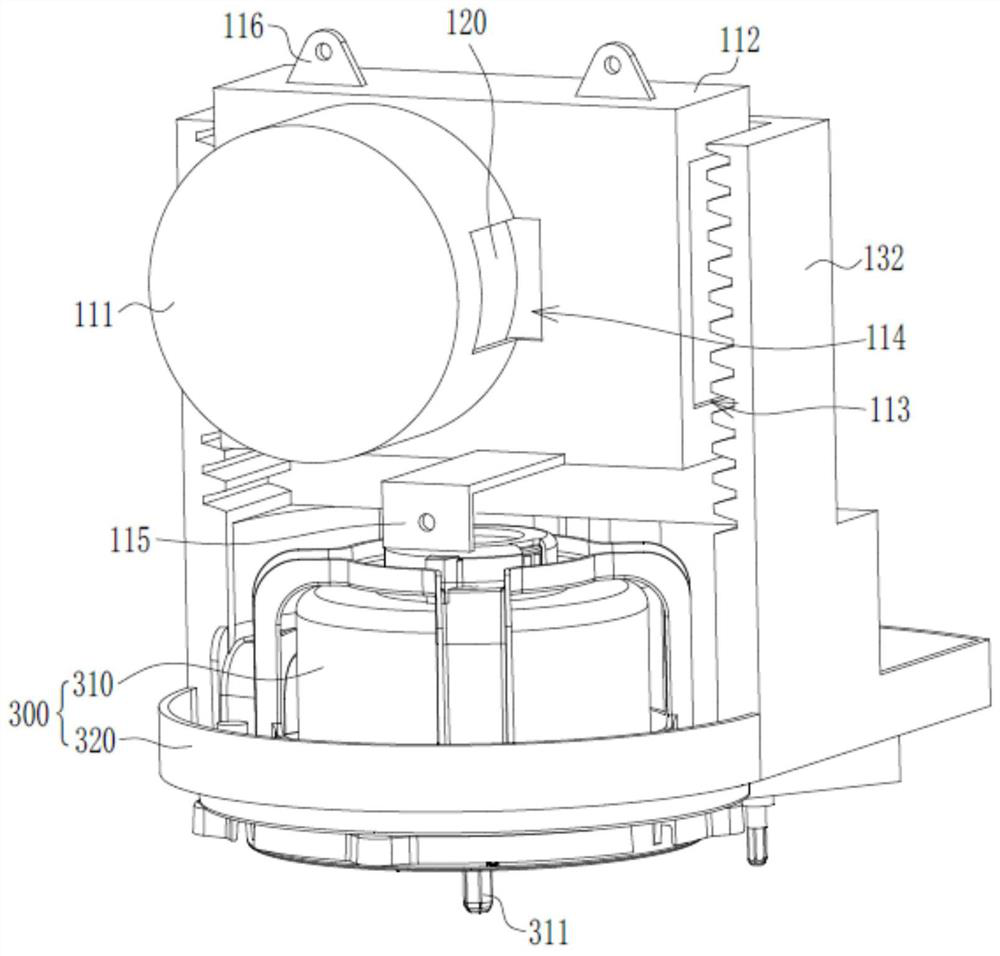 Split structure and cabinet easy to disassemble and wash