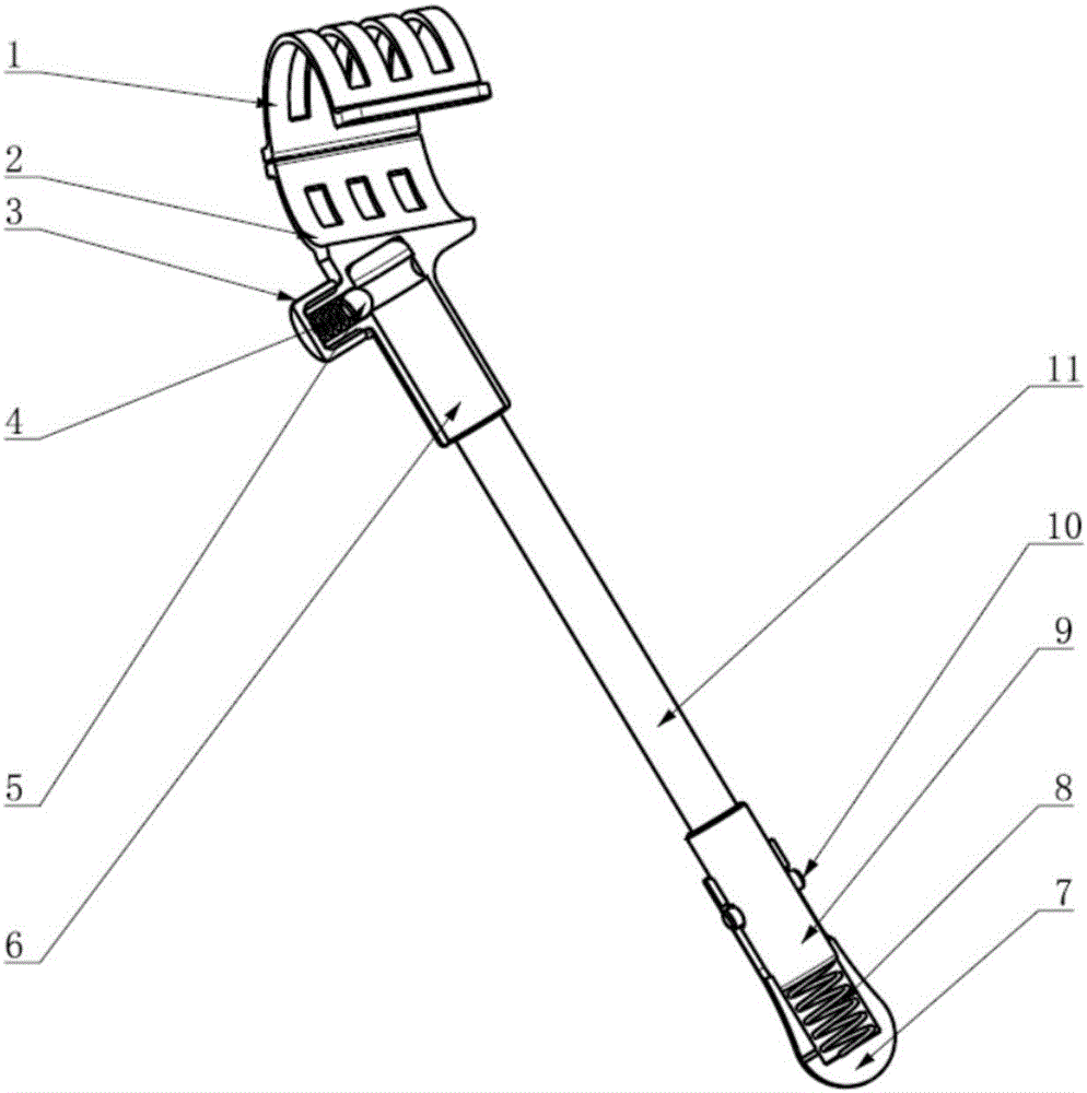 Quick-disassembling energy absorption undercarriage for multi-rotor unmanned aerial vehicle