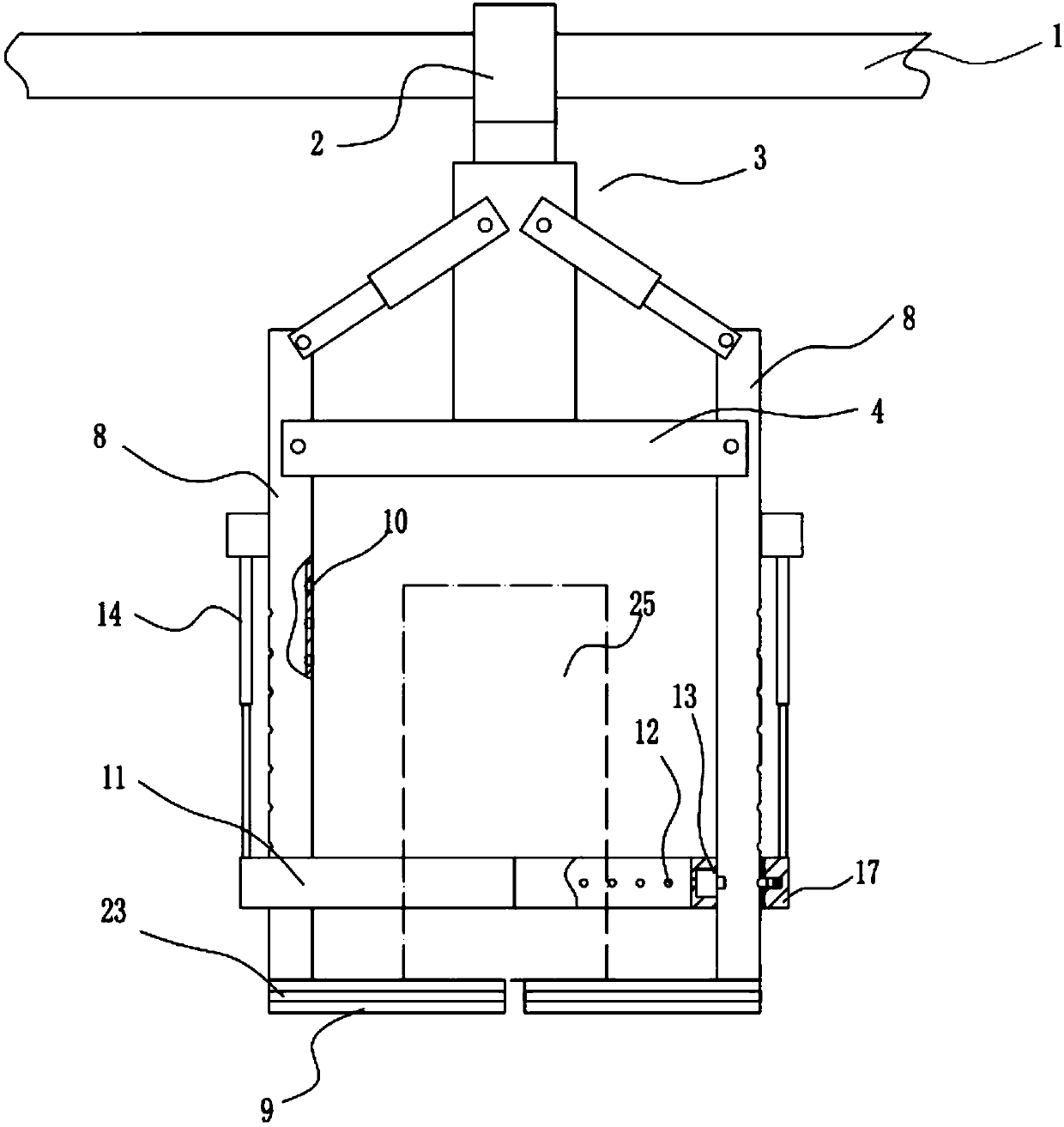 A workpiece drying device