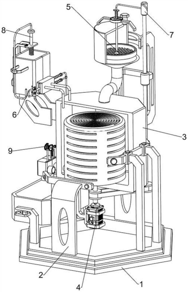 Waste lithium battery electrolyte wastewater recovery treatment device