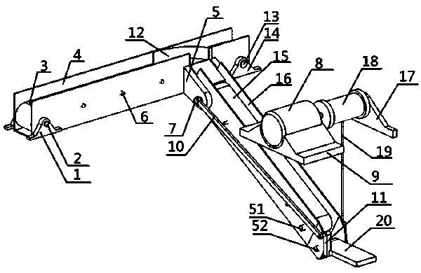 Flour conveying and loading device