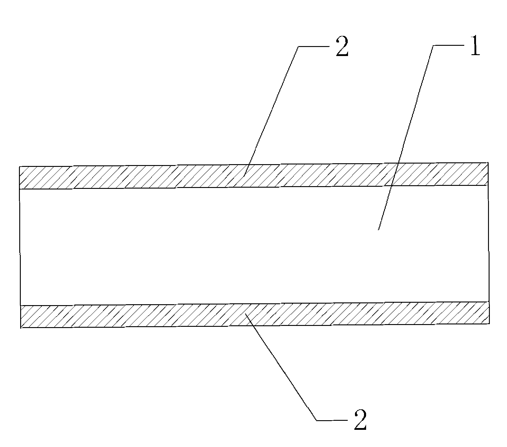 Processing method for high anti-reflective glass for packaging solar battery pack