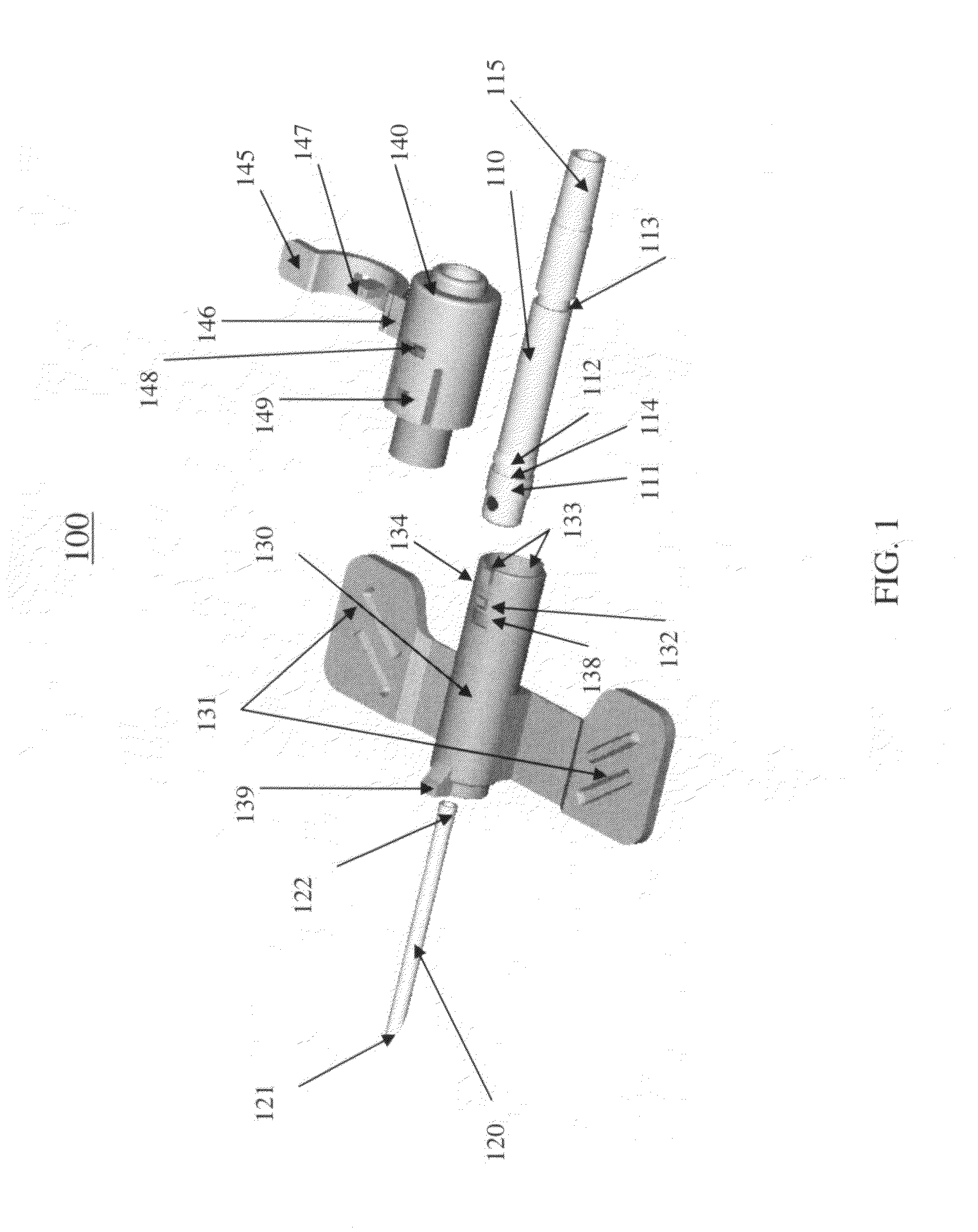 Telescopic safety arteriovenous fistula needle