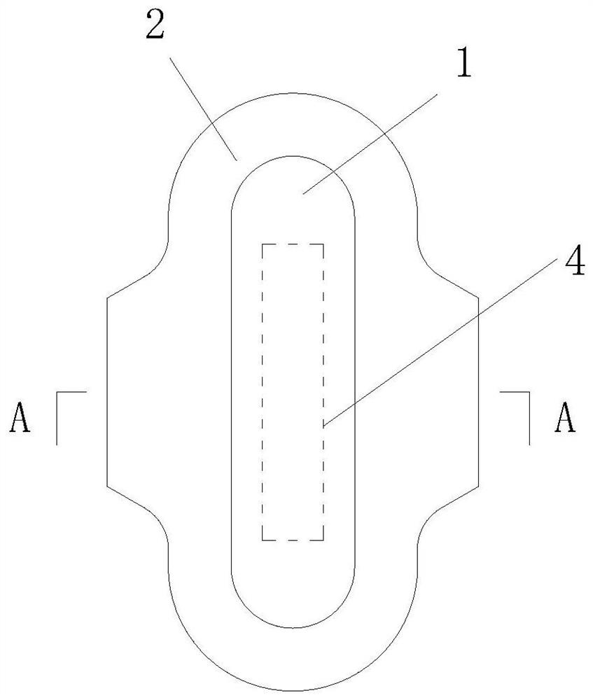 Sanitary napkin with bactericidal, anti-inflammatory and pain-relieving functions and manufacturing method thereof