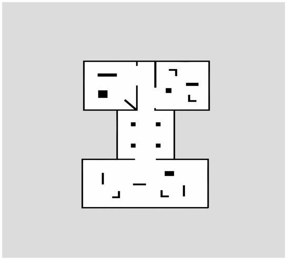 Robot map-free navigation method based on deep safety reinforcement learning