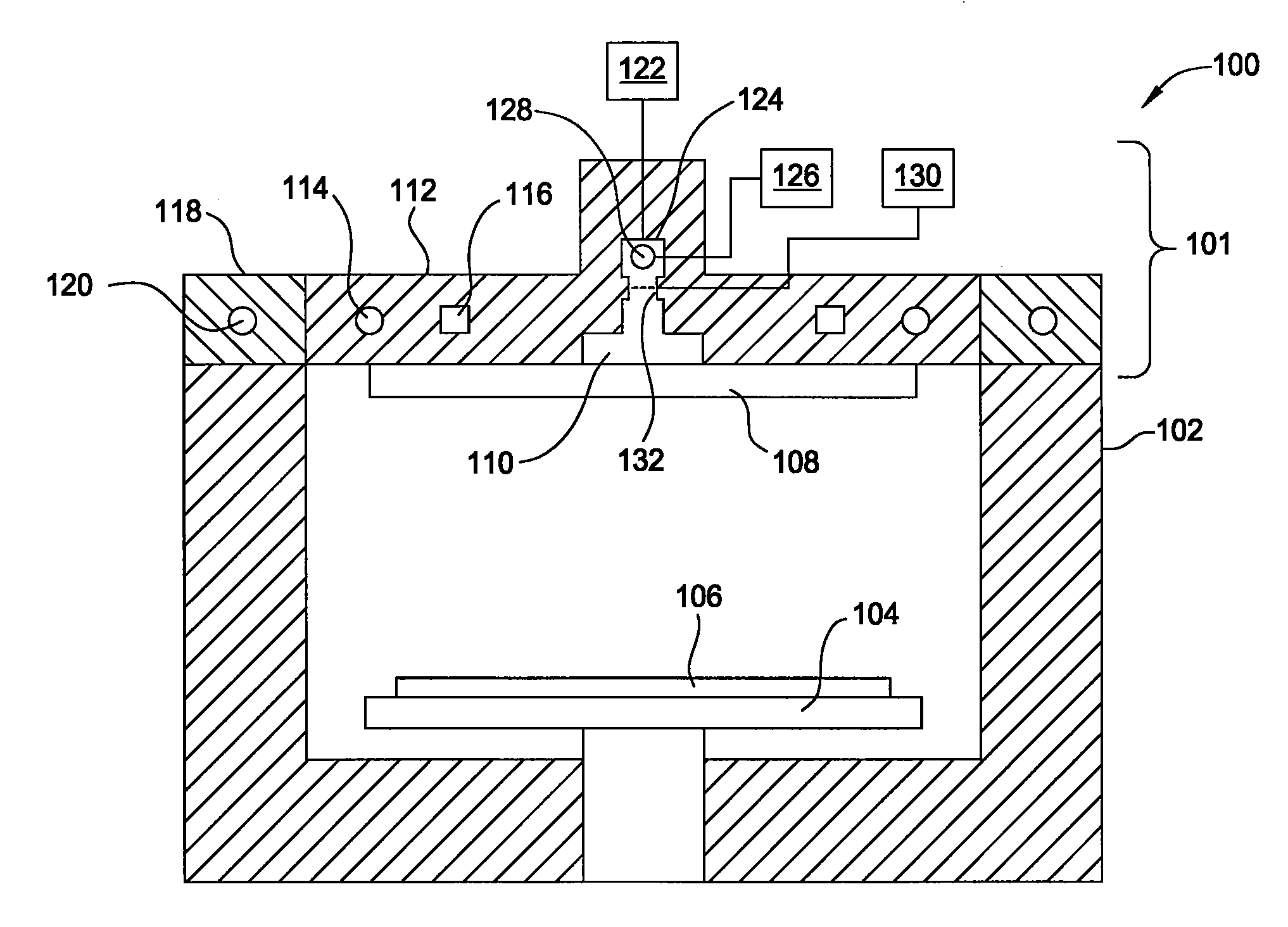 Temperature controlled lid assembly for tungsten nitride deposition