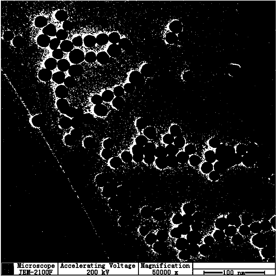 Supported core-shell catalyst with oxide coated shell and metal nanoparticle core and preparation method thereof