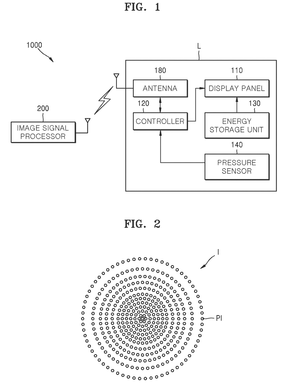 Image display device and method using unidirectional beam