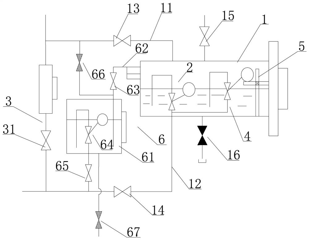 Double-floater oil tank for sealing oil of generator