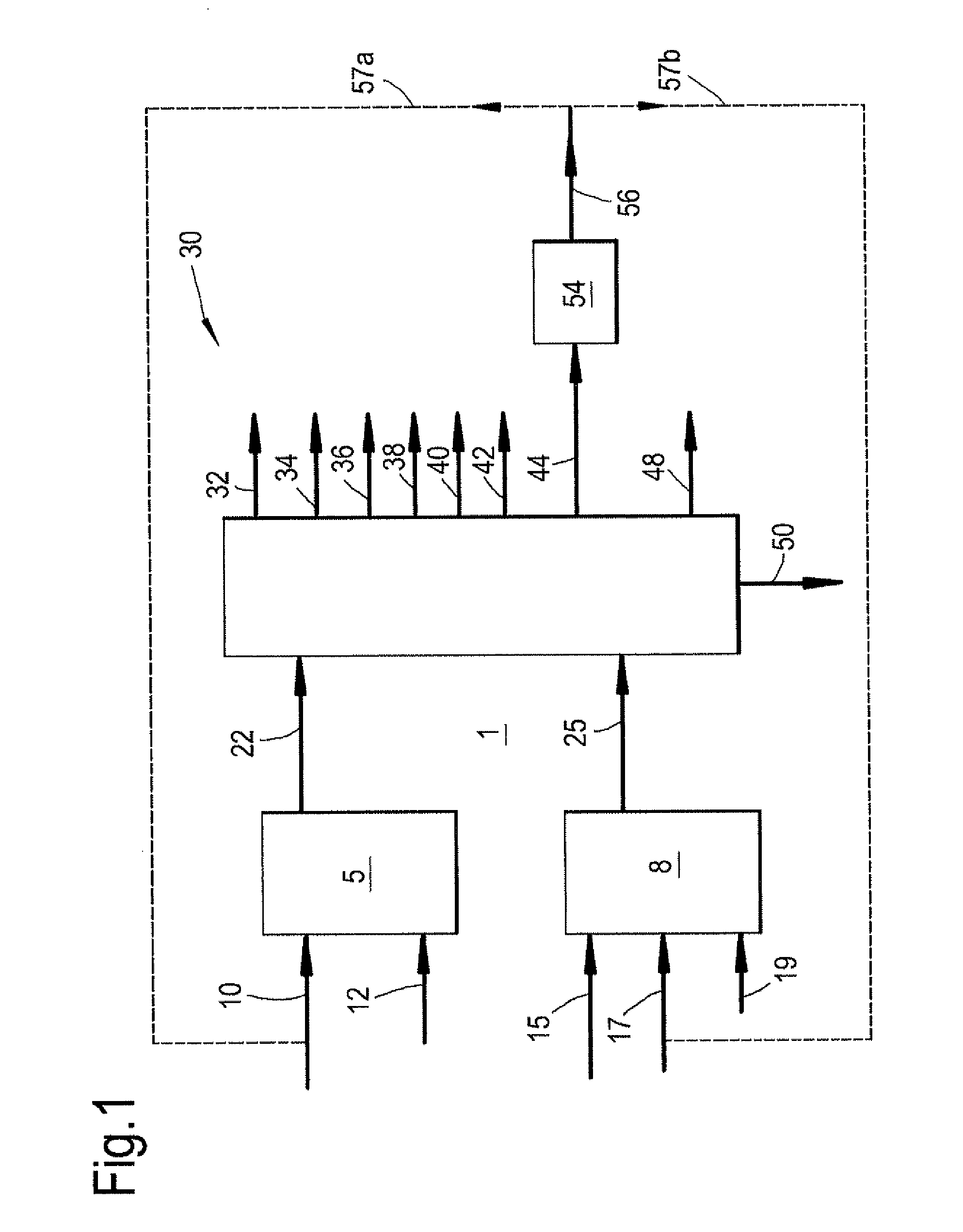 Process and integrated system for the preparation of a lower olefin product