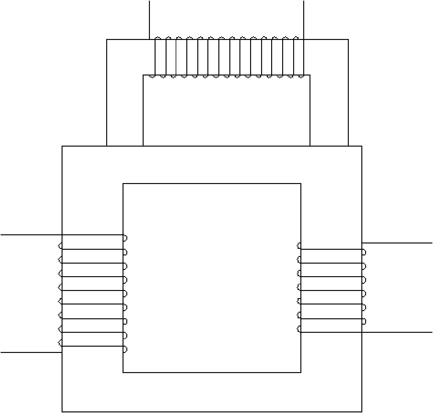 Gas shielded welding machine power supply