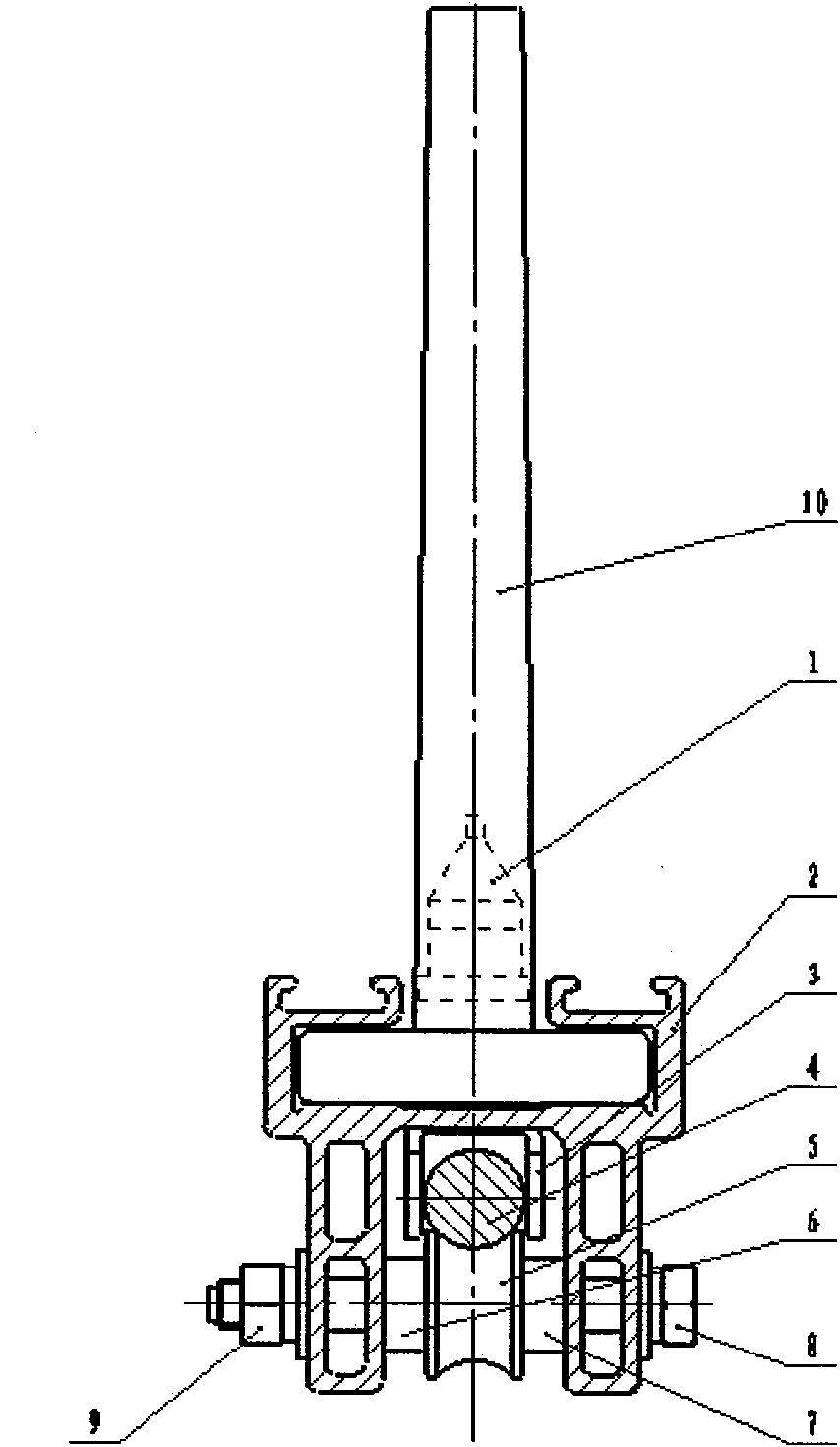 Cam conveying guide rail for doffer of ring spinning frame