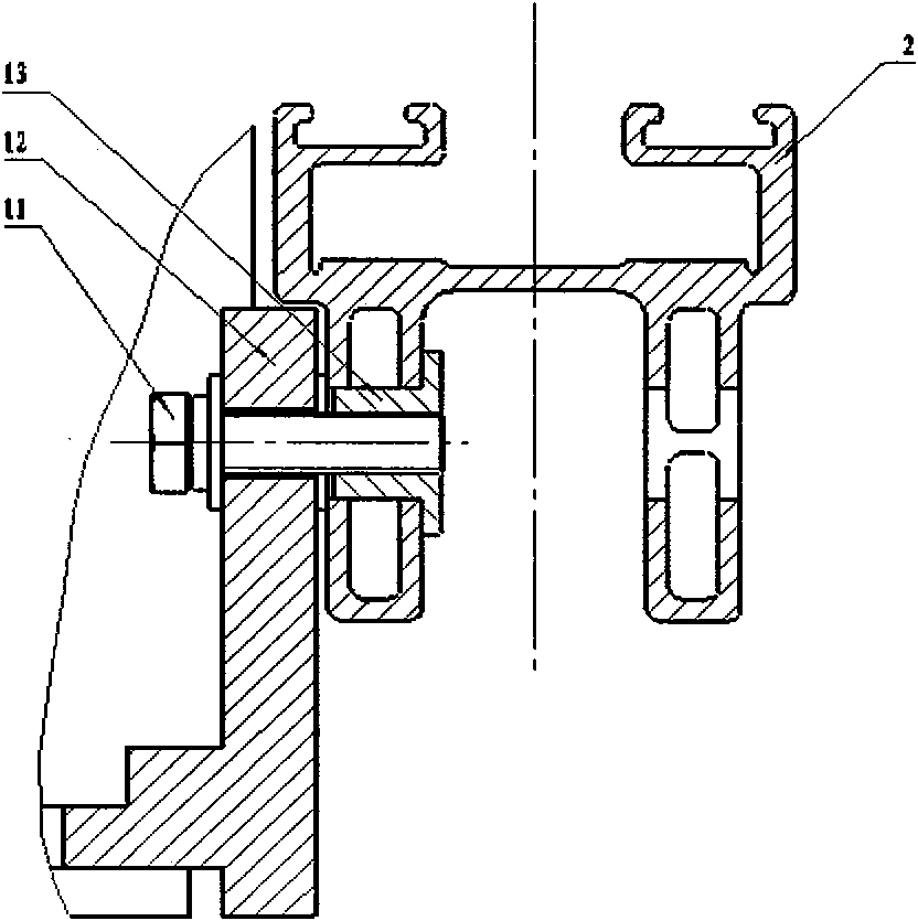 Cam conveying guide rail for doffer of ring spinning frame