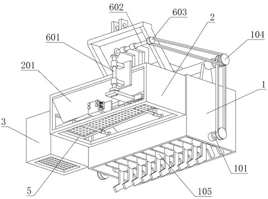 Land reclamation equipment based on green mine