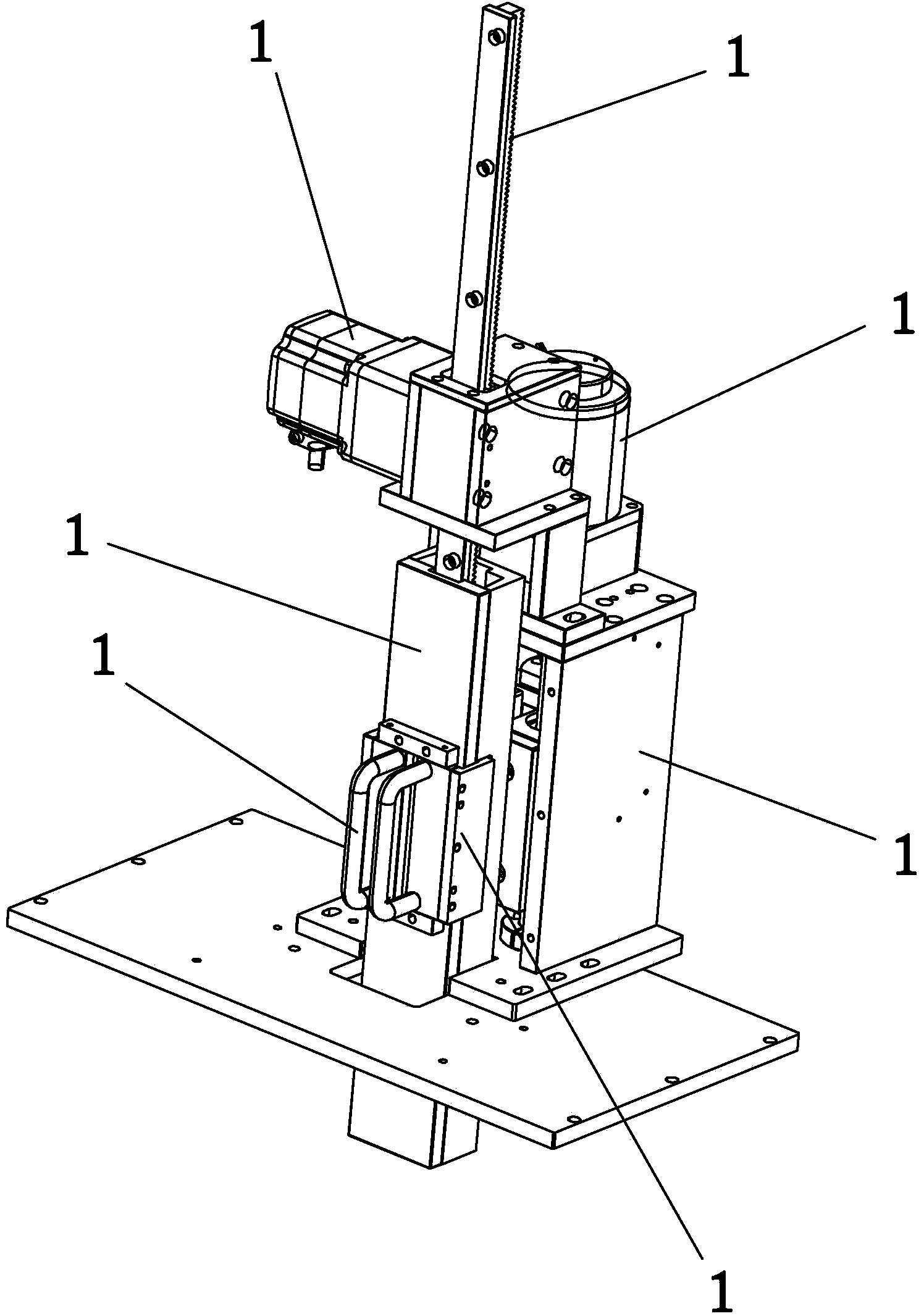 Wax-changing device of polishing machine