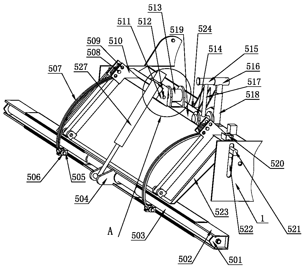 Rotary tillage leveling grounding and seed sowing compound operation machine