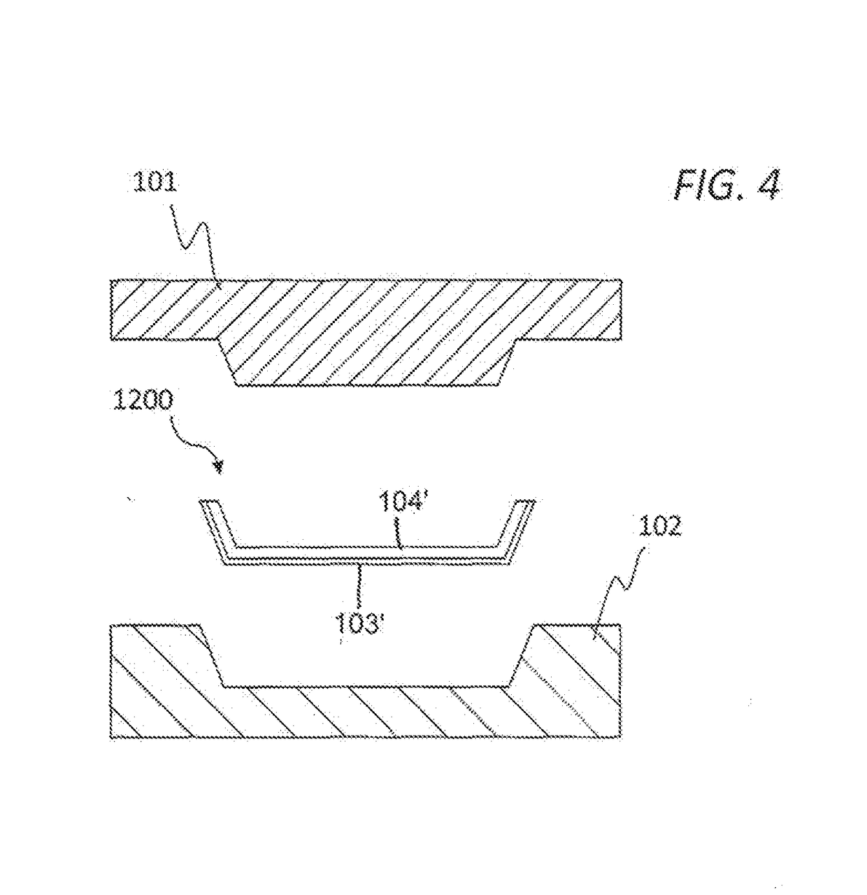 Method for manufacturing composite part of polymer and metal