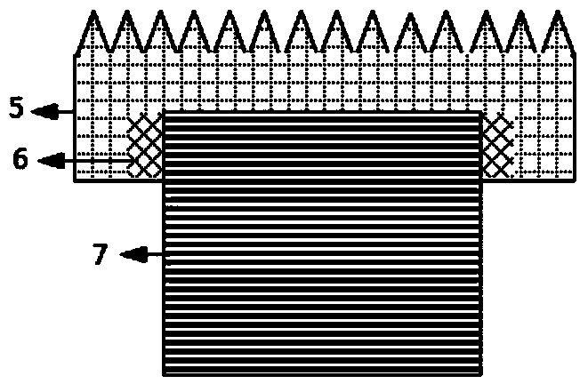 Solar energy photo-thermal conversion and energy storage device without heat exchange process through flow heat transfer working mediums